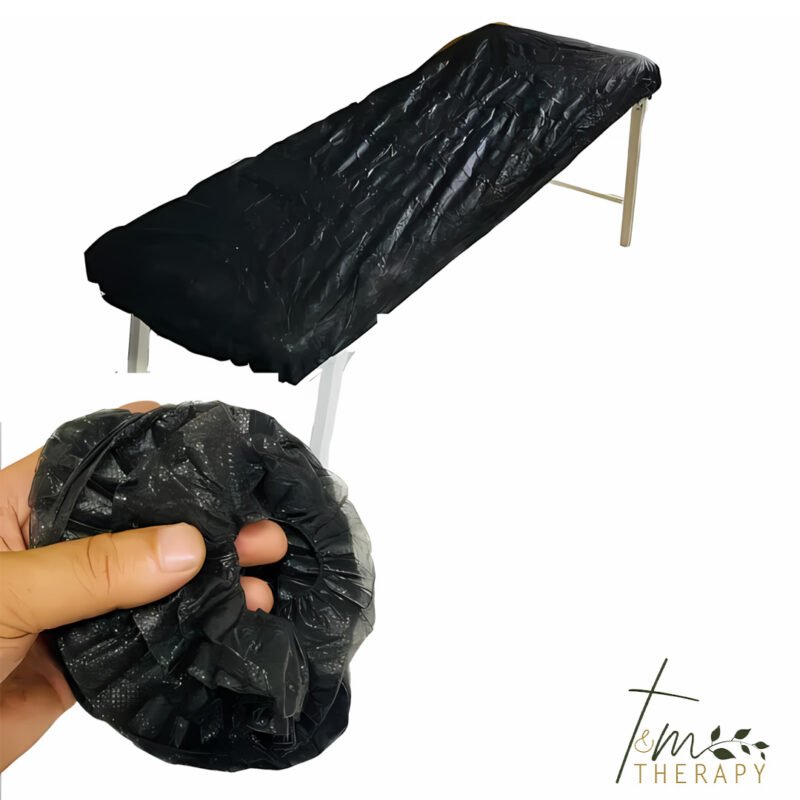 Elastična navlaka za krevet – crna 10 kom